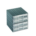 Caja con cajones de plástico Vision BCDC-03724