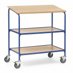 Carro para taller con atril y estantes DBCF-39255