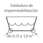 Soldadura de impermeabilización BDFC-14627