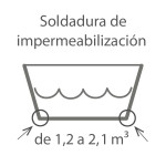 Soldadura de impermeabilización BDFC-42952