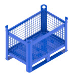 Contenedor metálico de malla BDDB-46746
