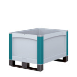 Contenedor de plástico con patines BDBF-48117