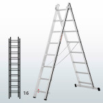 Escalera transformable de 2 tramos FGFB-15858