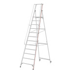 Escalera de mano con plataforma y ruedas FGGC-10440