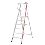 Escalera de aluminio plegable con plataforma FGGB-01100