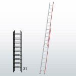 Escalera manual de dos tramos FGCD-45796