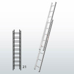 Escalera manual de dos tramos FGCD-15835
