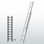 Escalera manual de dos tramos FGCD-15836