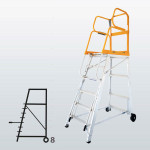 Plataforma móvil de aluminio Tracker FGGG-09032
