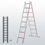 Escalera transformable de 2 tramos FGFB-12912