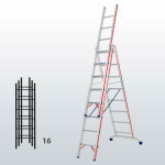 Escalera transformable de 3 tramos FGFC-12905