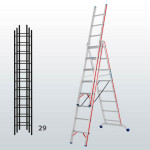 Escalera transformable de 3 tramos FGFC-12909