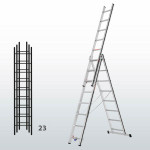 Escalera transformable de 3 tramos FGFC-15865