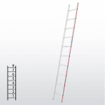 Escalera apoyable manual de un tramo FGCB-12931