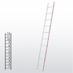 Escalera apoyable manual de un tramo FGCB-12933