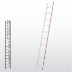 Escalera apoyable manual de un tramo FGCB-12935