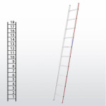 Escalera apoyable manual de un tramo FGCB-15820
