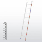 Escalera apoyable manual de un tramo FGCB-12924