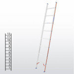 Escalera apoyable manual de un tramo FGCB-12926