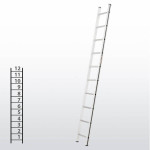 Escalera apoyable manual de un tramo FGCB-15825