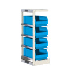 Estantería porta cajas con guías BBDB-42431