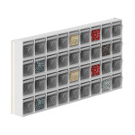 Soporte de pared con cajones Unibox BBDC-42444