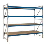 Estantería de media carga con tablero de madera BBFM-47672