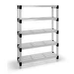 Estantería de plástico modular con 5 estantes BBBC-30027