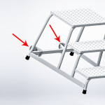 Par de ruedas para pedestal FGBG-50329