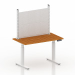 Mesa de trabajo elevable con encimera de madera CDHG-50401