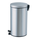 Papelera de acero inoxidable con pedal 30 lts. GGBF-49135