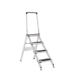 Pedestal plegable con peldaños antideslizantes FGBF-46055
