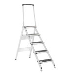 Pedestal plegable con peldaños antideslizantes FGBF-46056