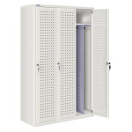 Ropero metálico con 3 puertas perforadas CGCH-20703