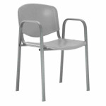 Silla para colectividades con asiento plástico CFHD-45102