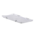 Tapa de plástico transparente con bisagras BCCP-47473