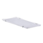 Tapa de plástico transparente con bisagras BCCP-47474