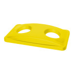Tapa amarilla con agujeros para basurera GGCC-11866