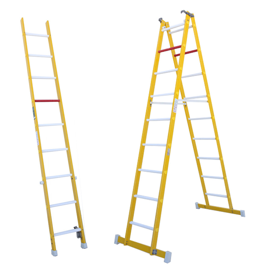 Escaleras transformables de fibra de vidrio