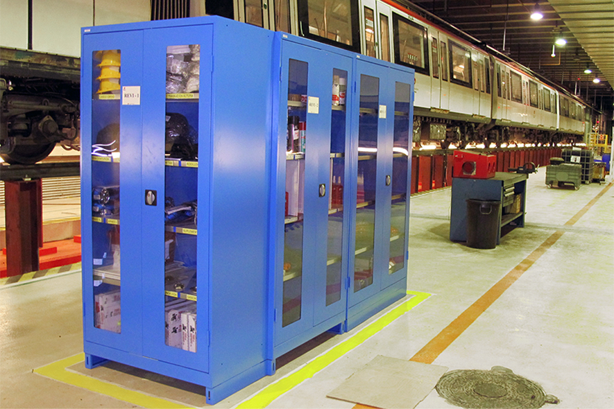 Armarios metálicos para EPIs