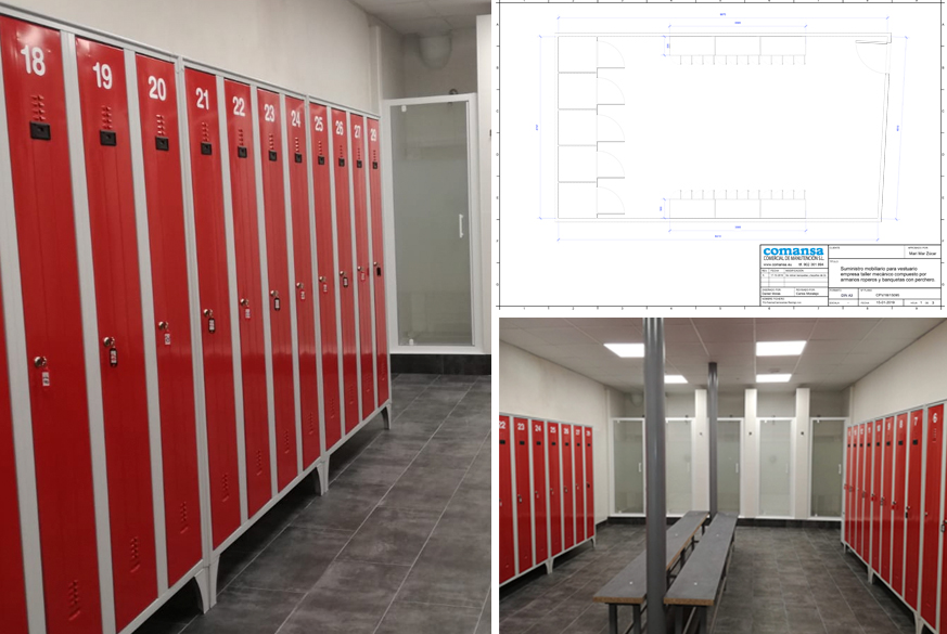 Taquillas para vestuarios