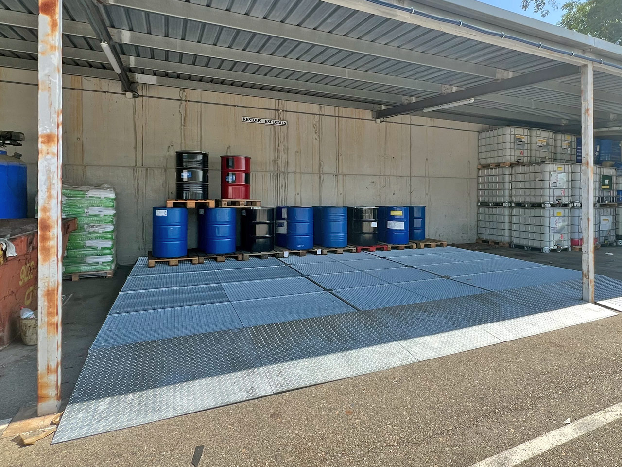 Entarimados colectores