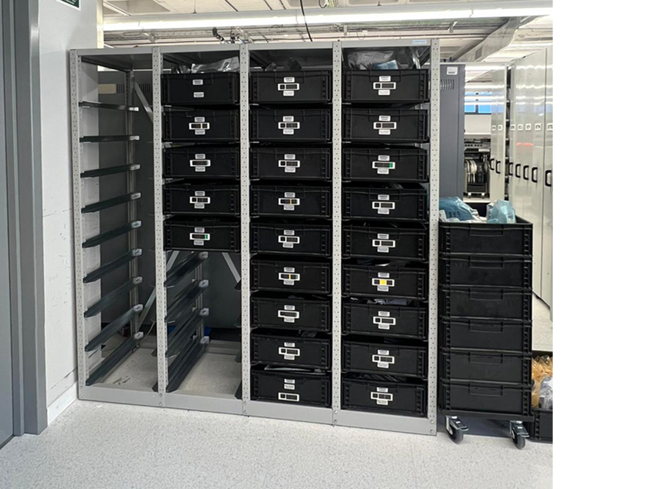 Estanterías industriales porta contenedores