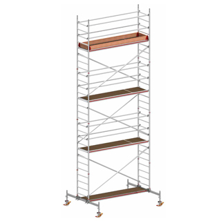 Elevación / Andamios / Sobre traviesas