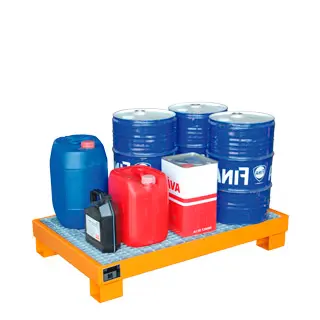 Seguridad y medio ambiente / Cubetos de retención / Para botellas y garrafas