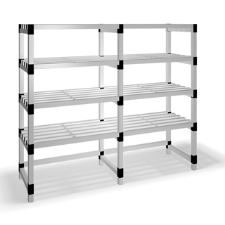 Almacenamiento / Estanterías / Plásticas / Monobloque