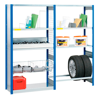 Almacenamiento / Estanterías / Industriales / 300 Kg de carga por estante