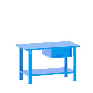 Mobiliario / Bancos de trabajo / Serie Metálica / Largo 1500 Mm