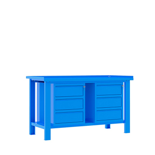 Mobiliario / Bancos de trabajo / Serie Metálica / Modular largo 1500 mm