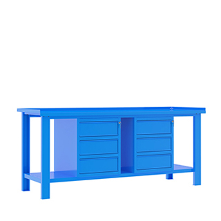 Mobiliario / Bancos de trabajo / Serie Metálica / Modular largo 2000 mm